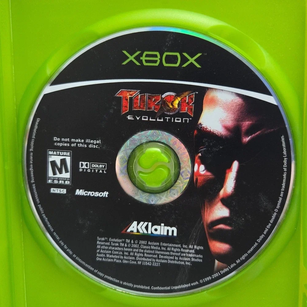 Turok:‎ Evolution 2002 - Original Xbox - Complete CIB Tested & Working